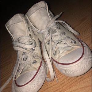 White high top converse